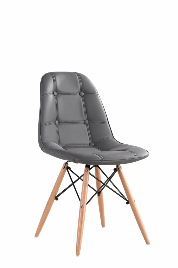 1-7 Herman Arm Chair, Finch Grey Cotton